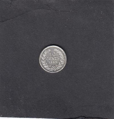 Beschrijving: 10 Cent WILLEM III